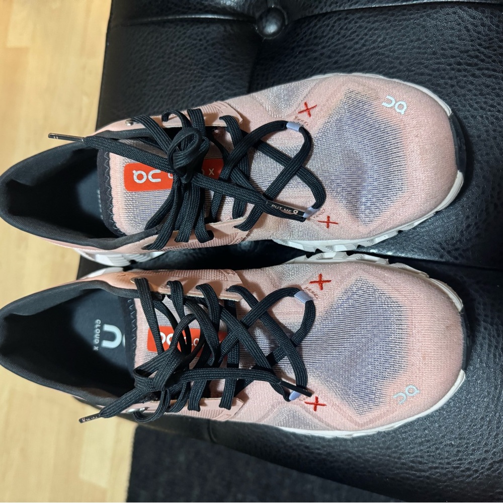On Running Women's Athletic Shoes - Pink and Black